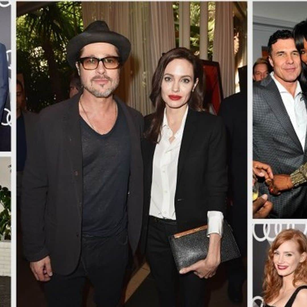 Angelina Jolie, Brad Pitt and more celebs hit up Golden Globes parties