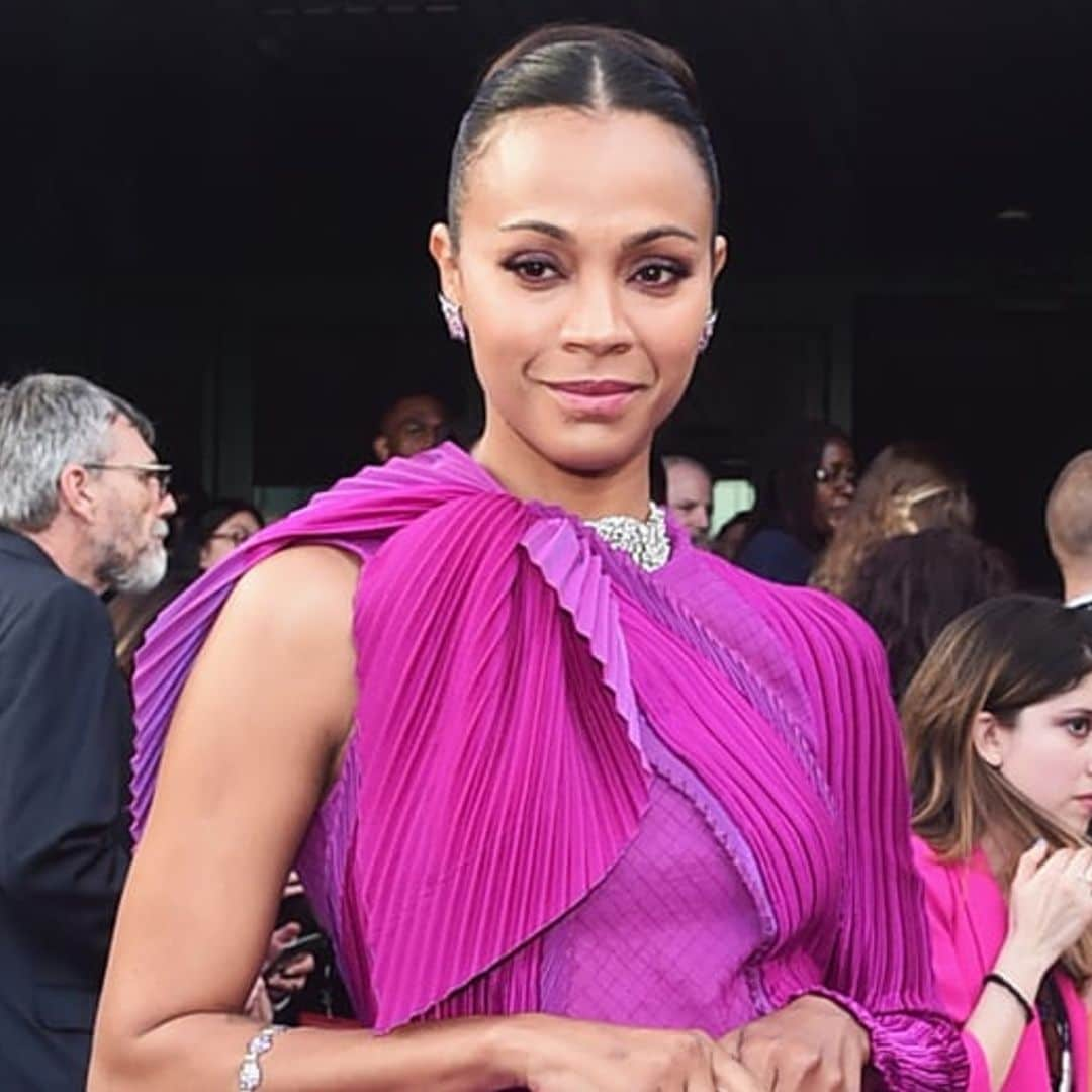 Zoe Saldana wore nearly $100,000 worth of jewelry to the 'Avengers: Endgame' premiere