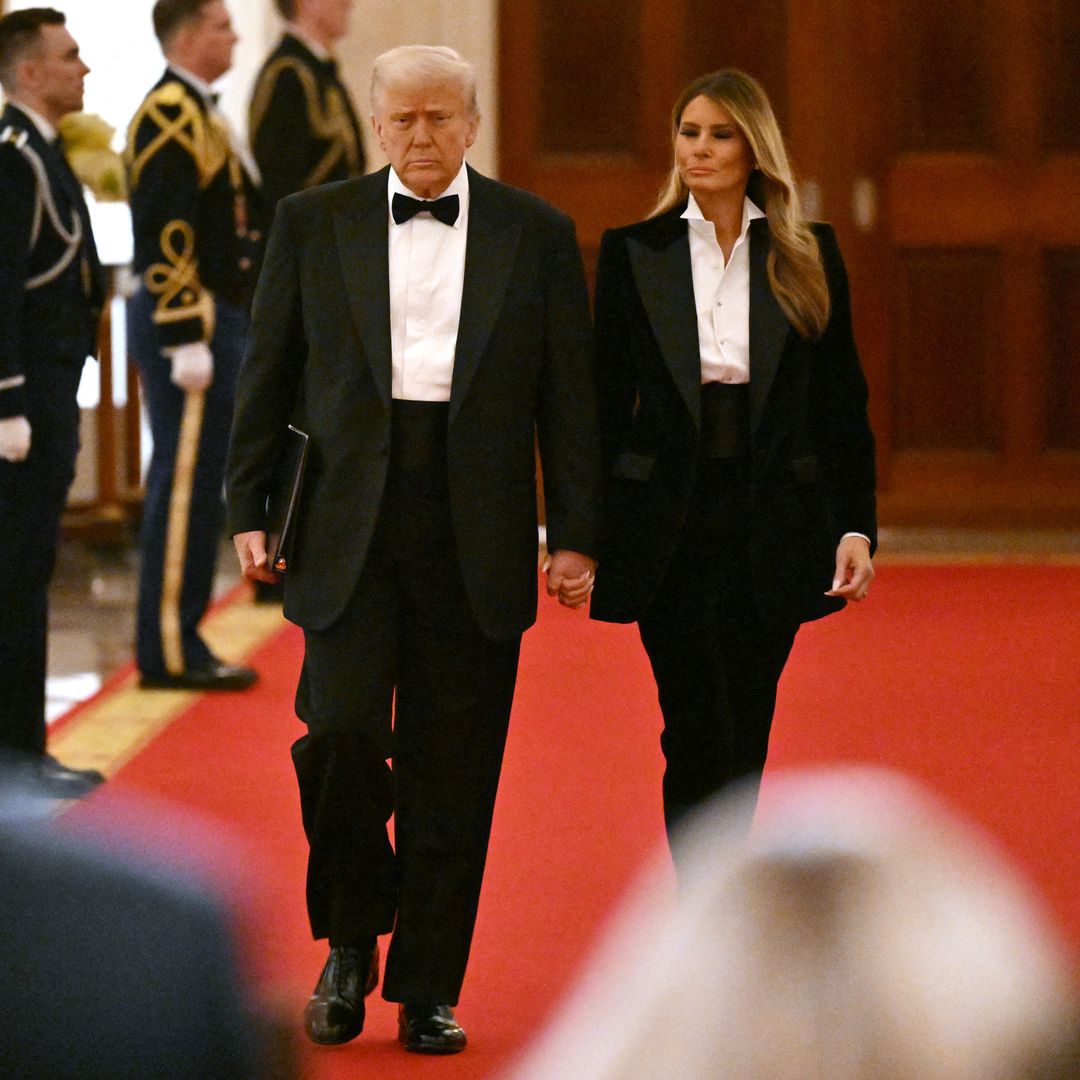 First Lady Melania Trump’s bold look at Governors’ Dinner