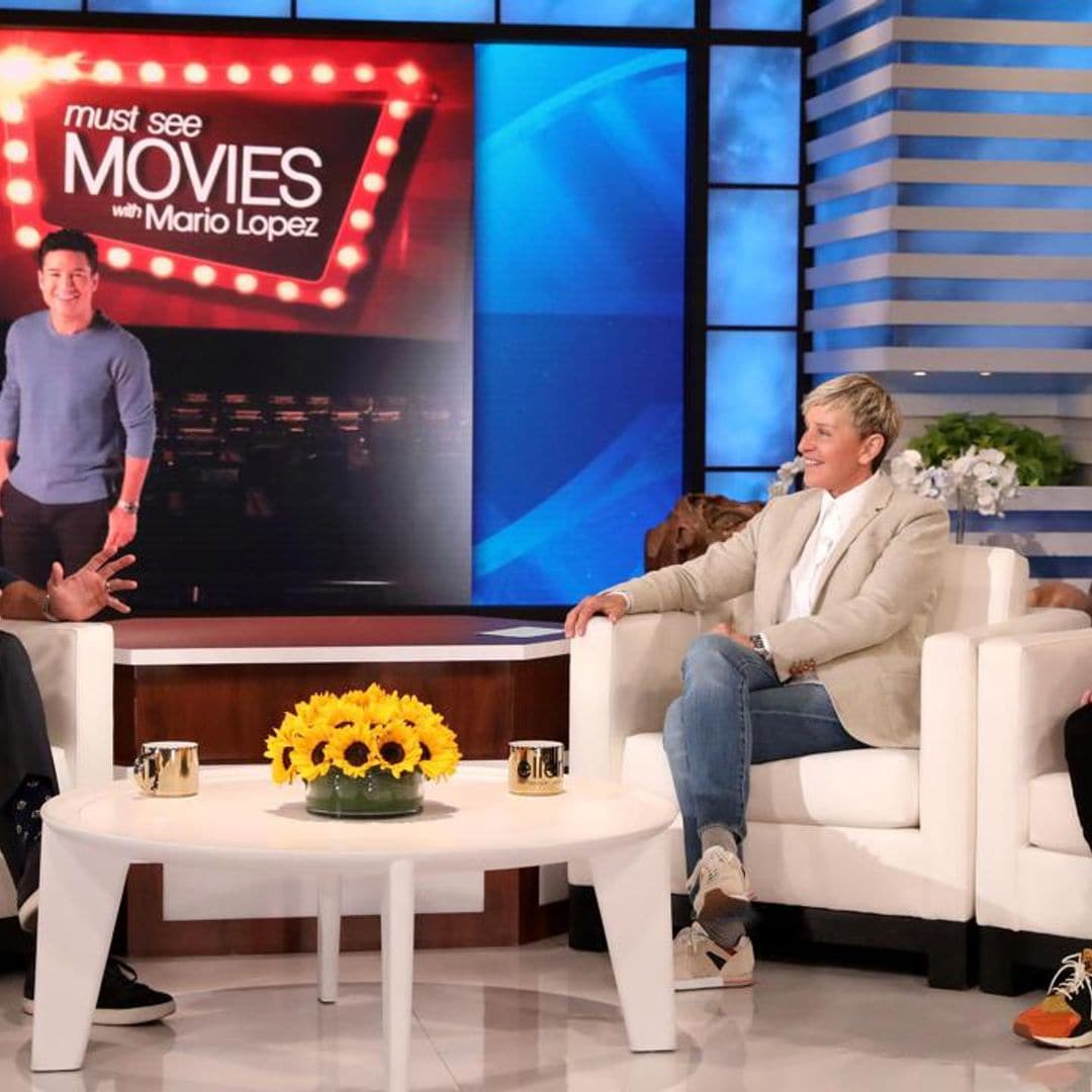 Mario Lopez talks about the time he and Ellen DeGeneres made out