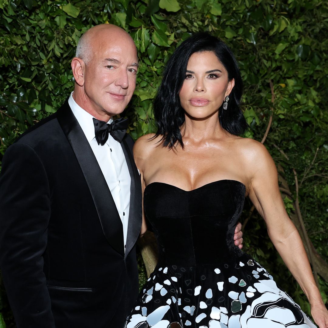 Lauren Sánchez and Jeff Bezos look madly in love at D&G Alta Sartoria show
