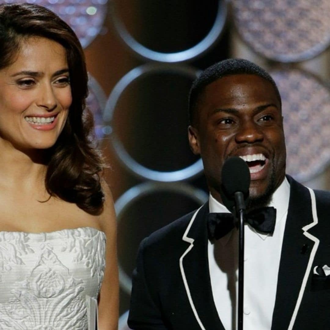 Salma Hayek and more stars send love to friend Kevin Hart after devastating car crash