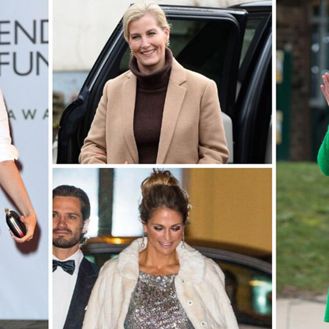 Royal fashionistas welcomed February with dazzlingly cool winter wear