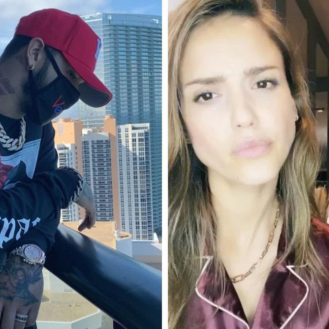 Anuel AA, Jessica Alba and more hilarious viral videos from stars practicing social distancing