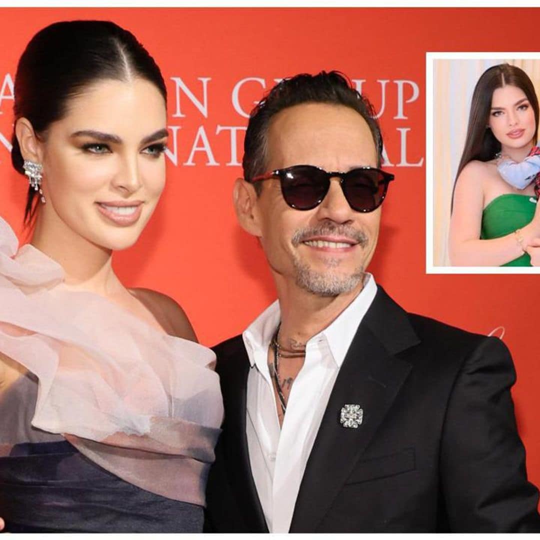 Marc Anthony and wife, Nadia Ferreira, celebrate their baby’s first Christmas