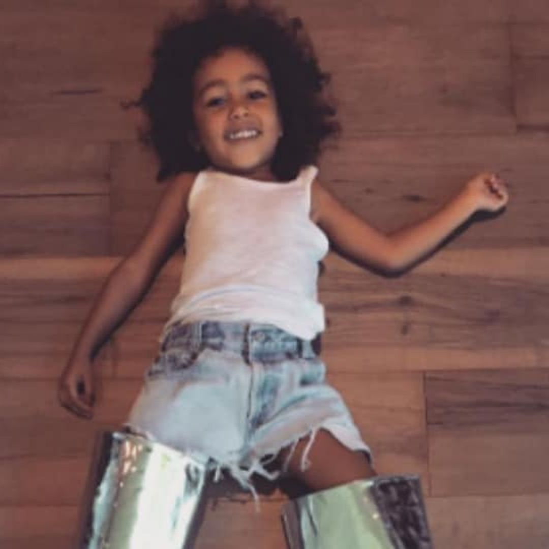 Kim Kardashian and Kanye West's daughter North West is already designing her own clothes