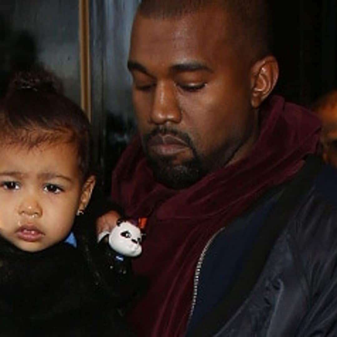 Kanye West takes North out for a fun daddy and daughter day in London