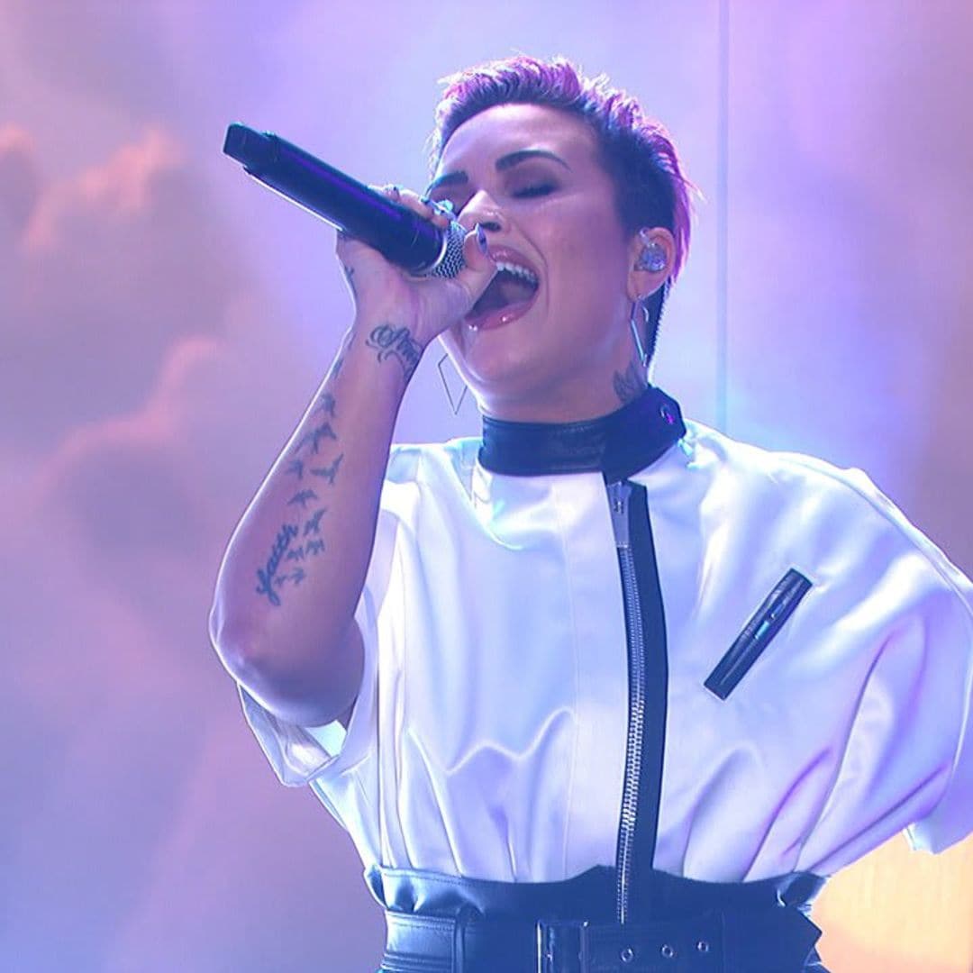 Demi Lovato explains her newly cropped hairstyle on Ellen