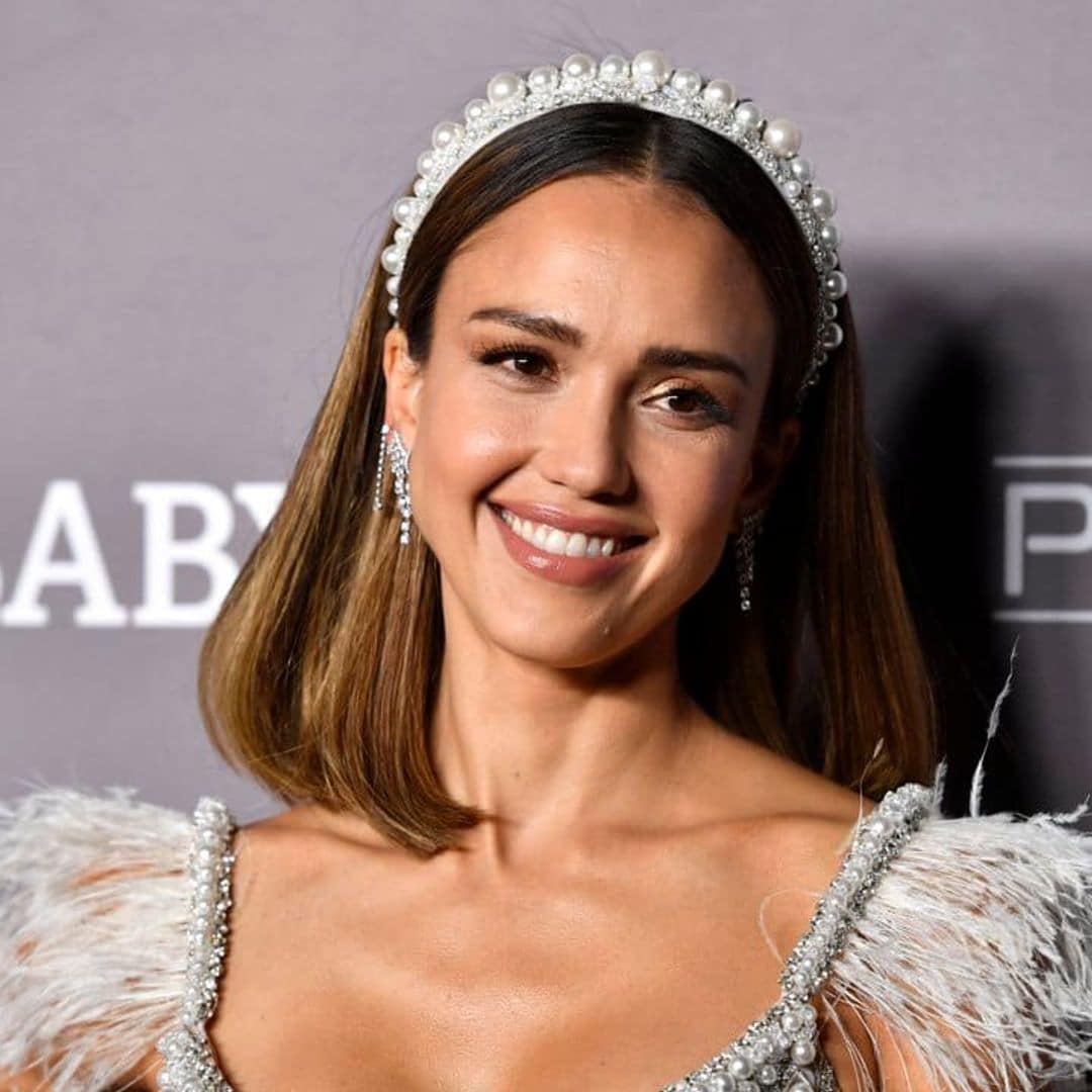 Jessica Alba and her family adorably matched outfits on Easter