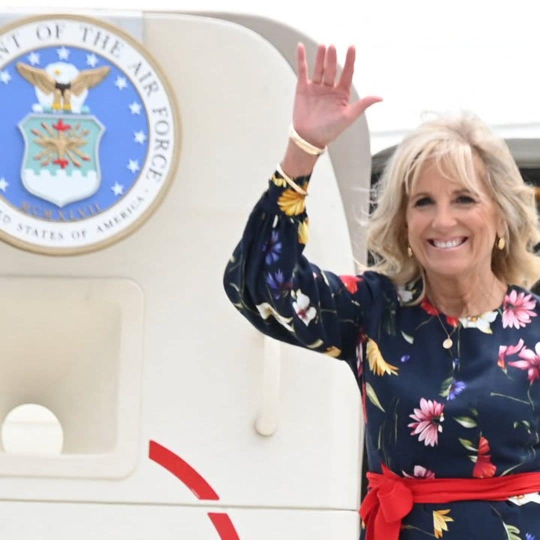 Dr. Jill Biden repeats the Oscar de la Renta Spring 2021 dress she wore for a cover shoot