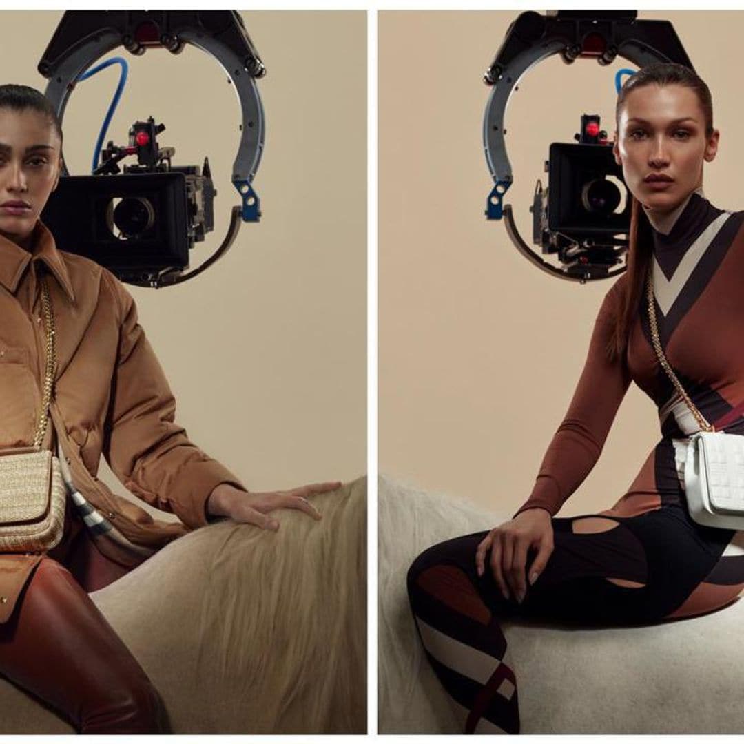 Lourdes Leon and Bella Hadid stun in Burberry’s Lola bag campaign