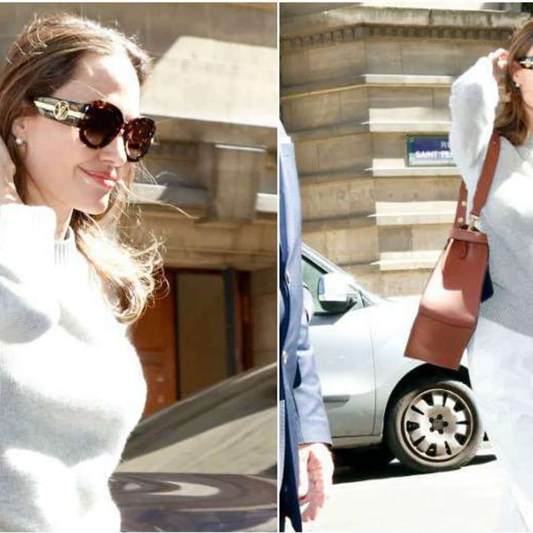 Angelina Jolie does Paris chic - get her look