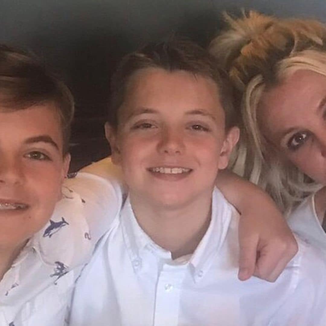 Britney Spears shares a picture of her sons – and it's hard to believe how much they've grown