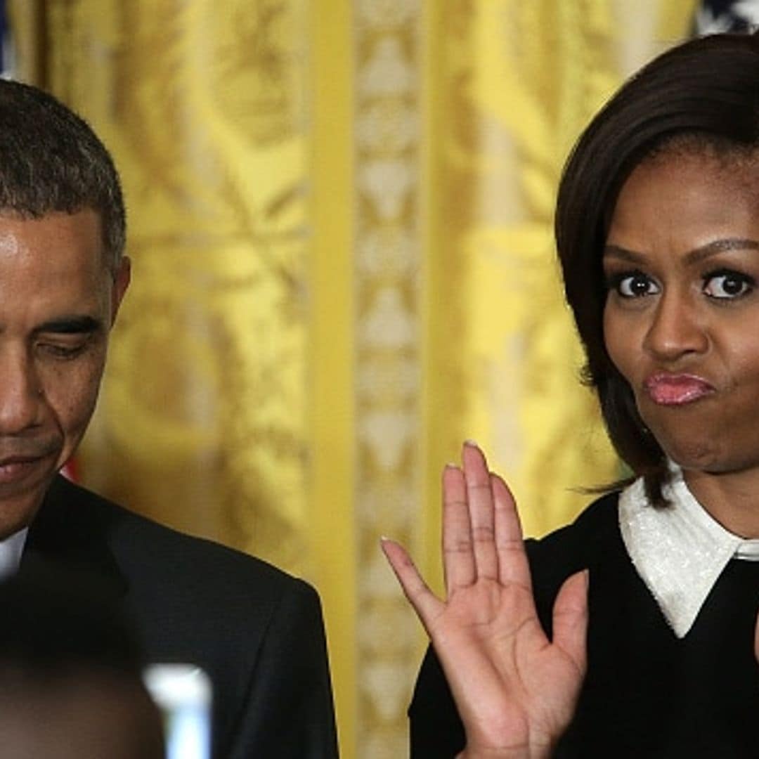 Watch Michelle and President Obama show their silly sides