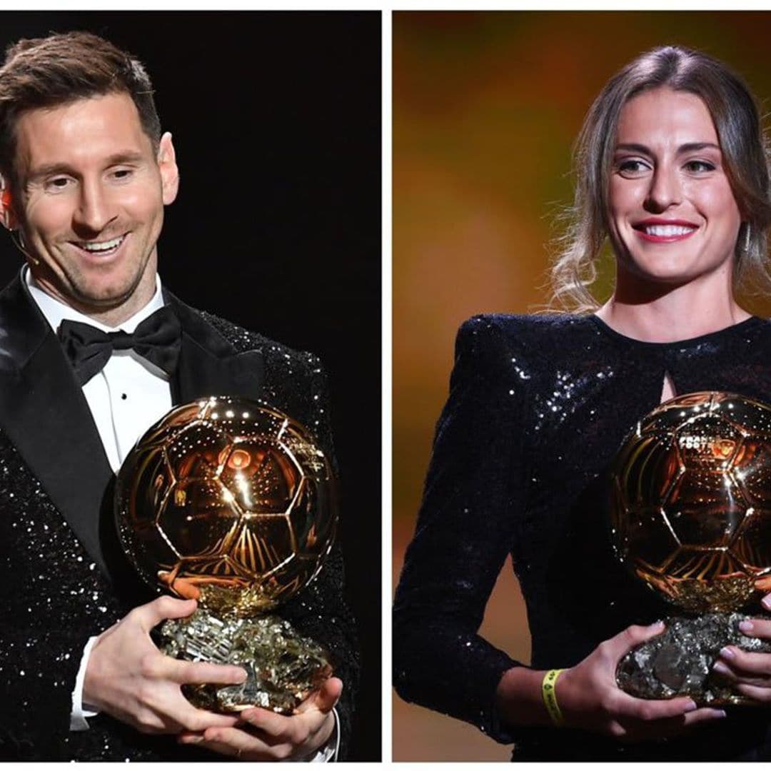 Lionel Messi and Alexia Putellas win the Ballon d’Or recognizing them as the best soccer players in the world