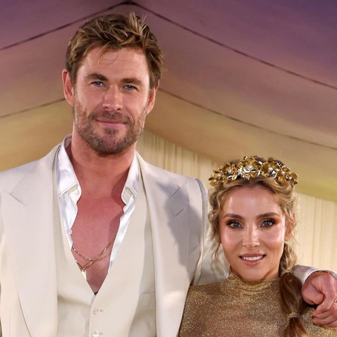 Elsa Pataky and Chris Hemsworth wear matching looks at the Met Gala