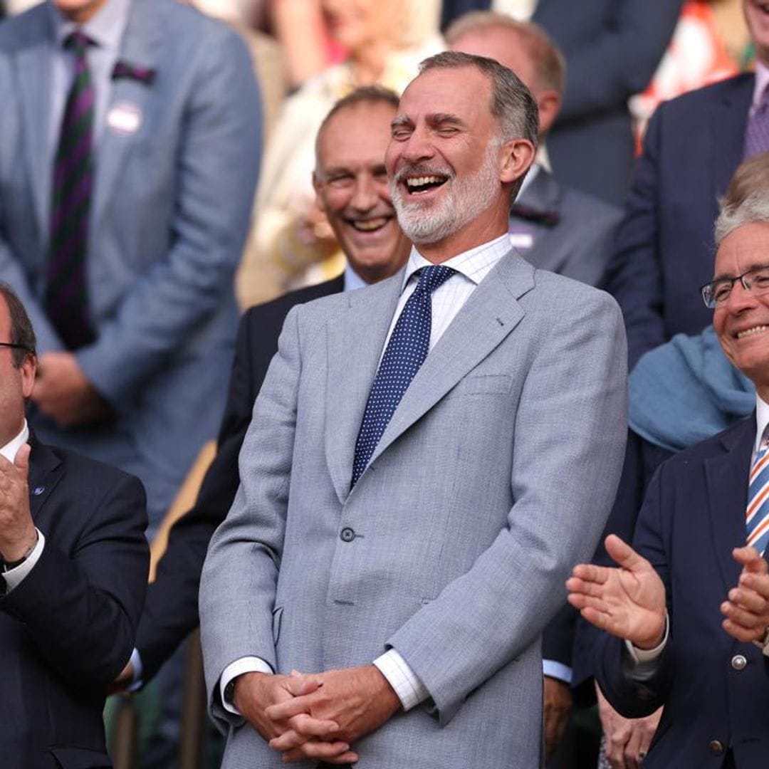 Wimbledon champion makes King Felipe of Spain laugh in Royal Box: Watch