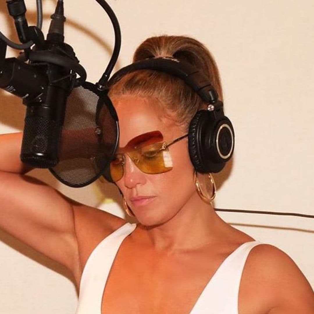 Jennifer Lopez is ‘cookin up’ new music, and she’s doing it in retro-chic style