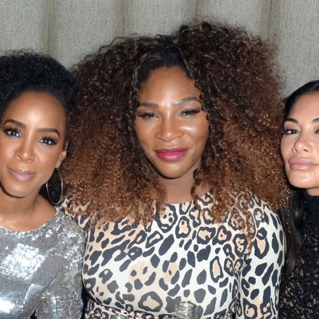 Serena Williams supported Kelly Rowland like the good friend she is