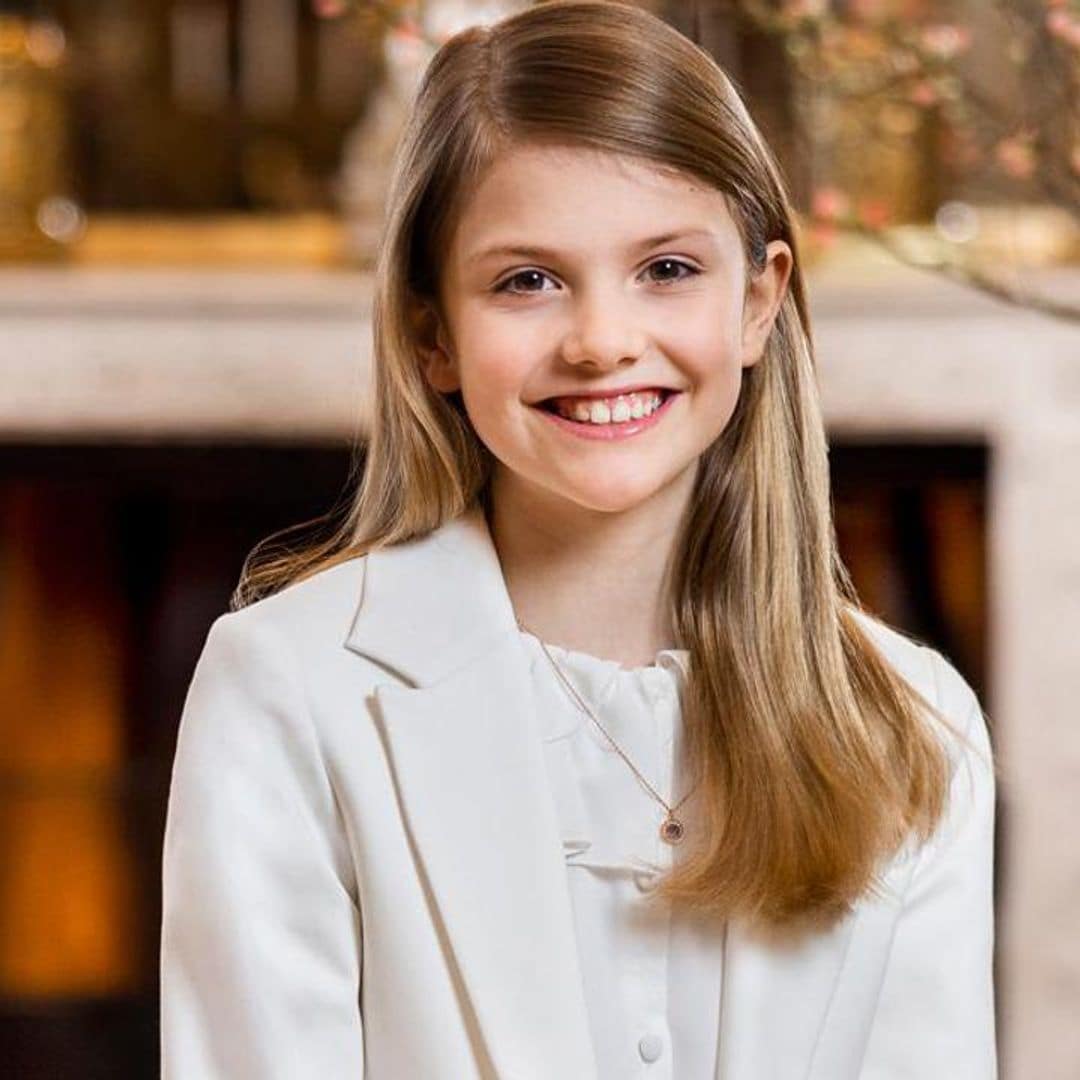 Princess Estelle celebrates birthday with grandparents King Carl XVI Gustaf and Queen Silvia