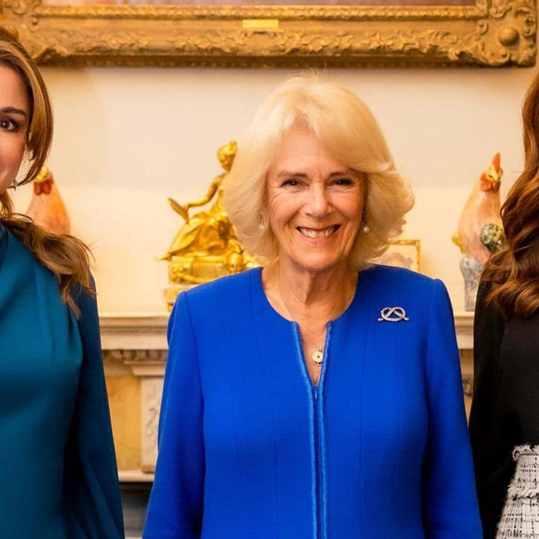 Queen Rania has ‘lovely afternoon’ with Queen Consort Camilla and Crown Princess Mary