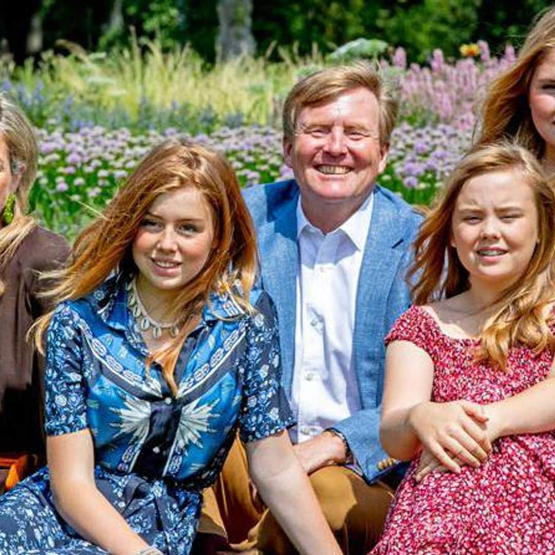 Queen Maxima and family pose for stunning photos at new home