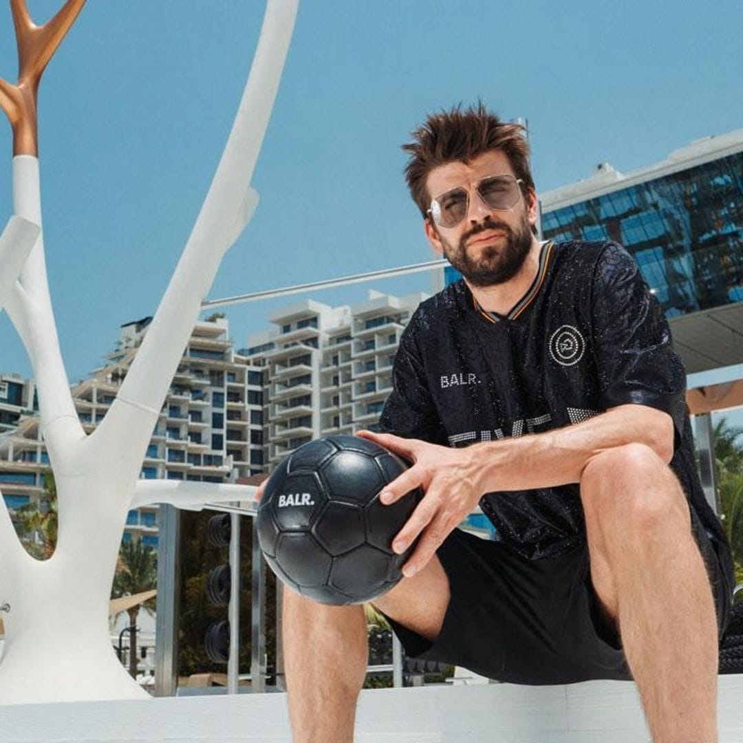 Piqué presents the most expensive soccer jersey ever produced