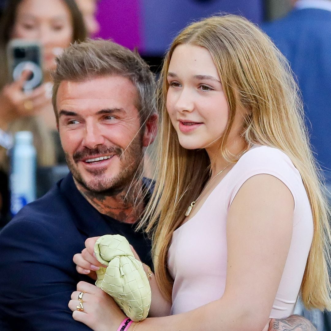 Harper Beckham's 'exciting' future: David Beckham shares inspirational message about his daughter