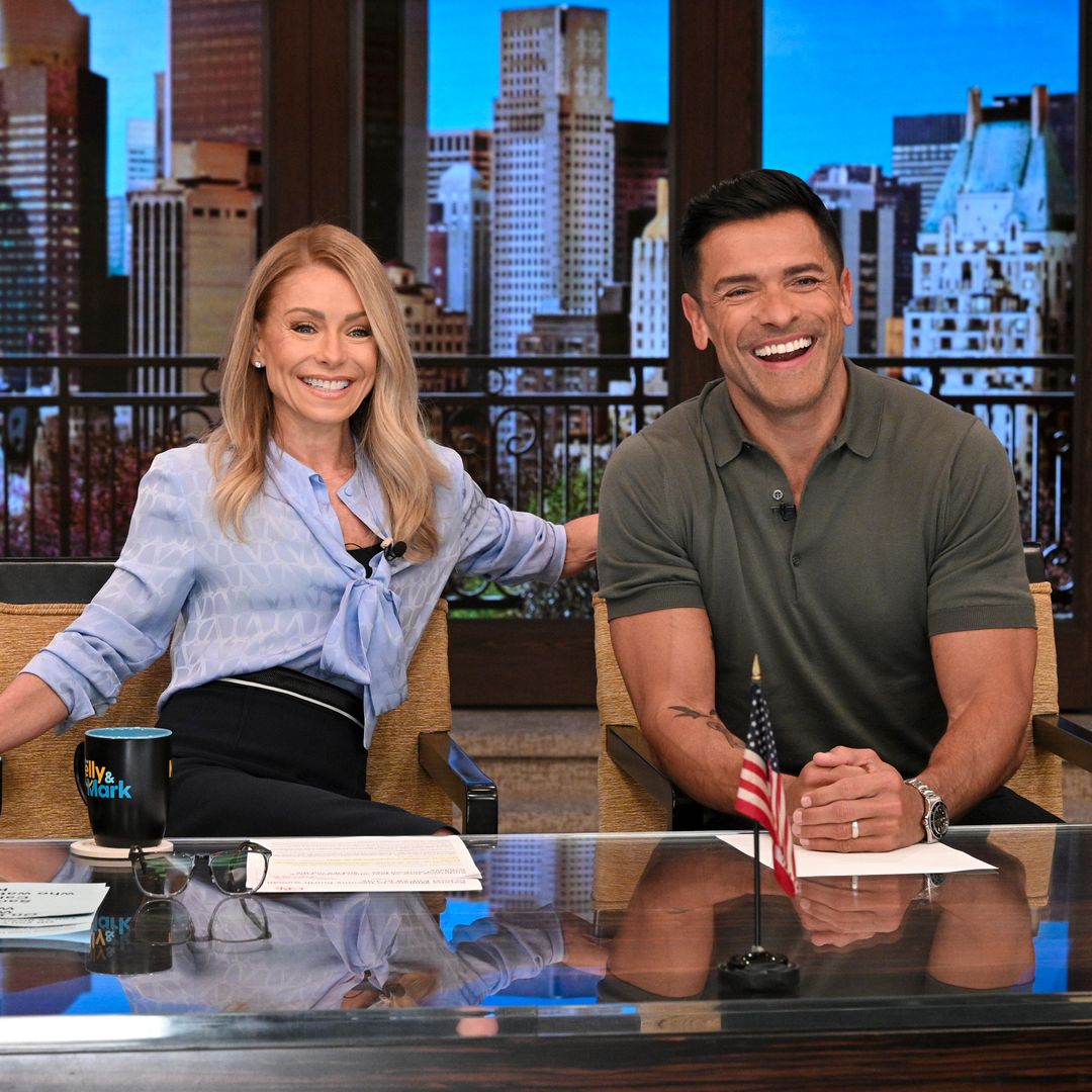 Mark Consuelos honored 'sexy' wife Kelly Ripa on her 54th birthday with ice cream cake