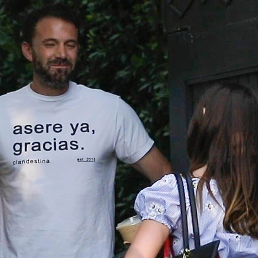 Ben Affleck happily greets Ana de Armas at home after a long day of work