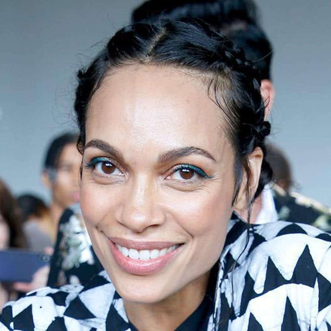 Rosario Dawson dances and lives her best life on the runway at her NYFW show