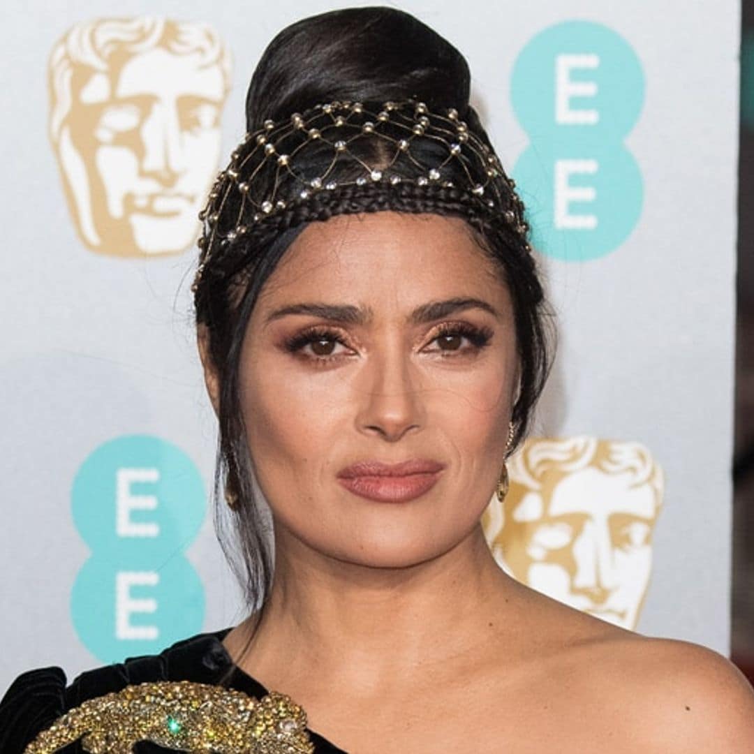 Recreate Salma Hayek's stunning 'vintage vamp' makeup look from the BAFTAs