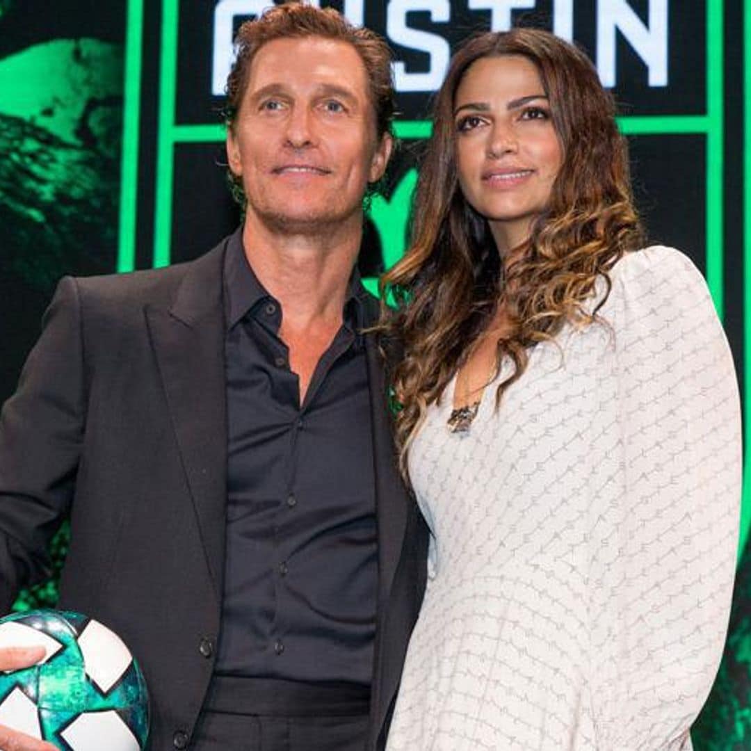 Matthew McConaughey and Camila Alves are owners of Austin soccer team