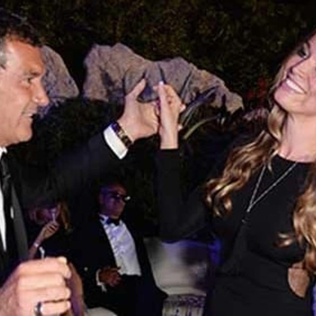 Antonio Banderas and new girlfriend Nicole Kempel spotted together in Spain