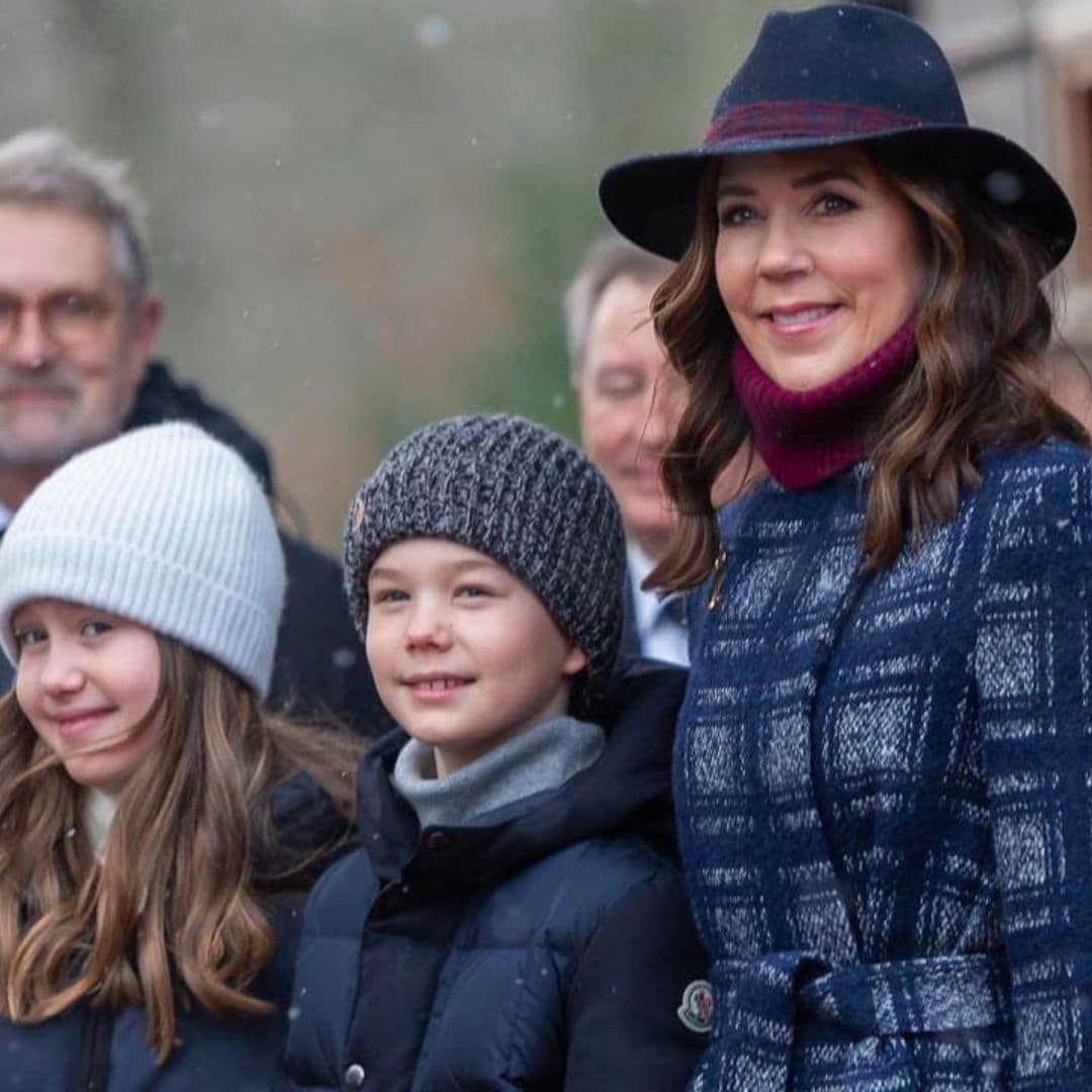 Crown Princess Mary heads to Australia with her twins