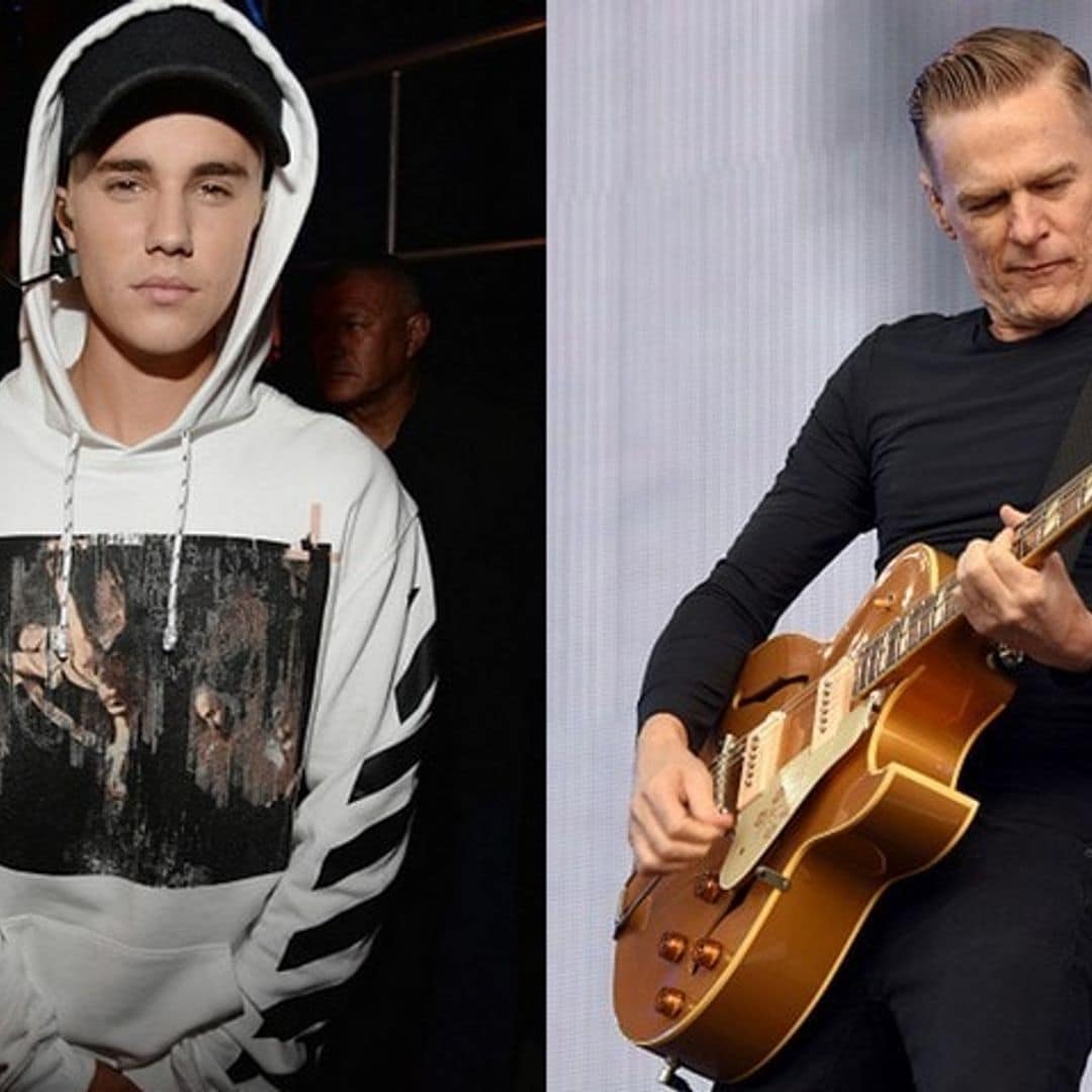 Justin Bieber and Bryan Adams perform stripped down version of 'Baby'