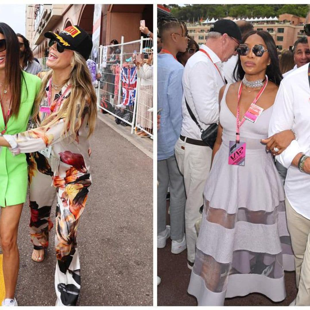 Heidi Klum and Naomi Campbell look amazing at Monaco Grand Prix