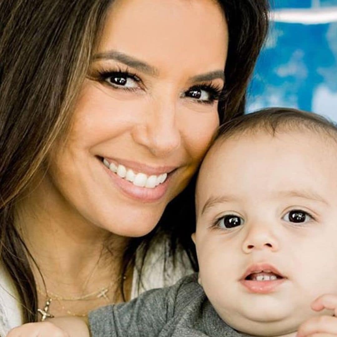 Eva Longoria's baby Santi is a 'tortilla monster'