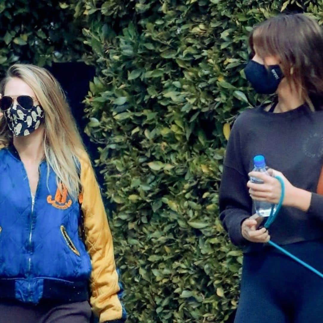 Cara Delevingne and Kaia Gerber spotted leaving pilates class in LA