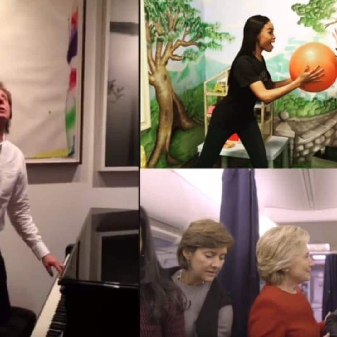 Michelle Obama, Hillary Clinton and more celebrities having fun with the Mannequin Challenge