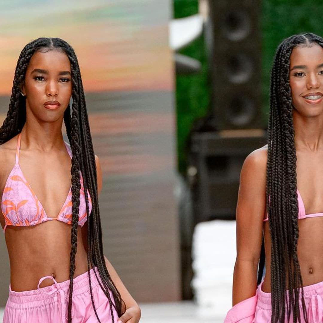 Diddy’s twins Jessie and D’Lila Combs stun in ‘Miami Swim Week – The Shows’