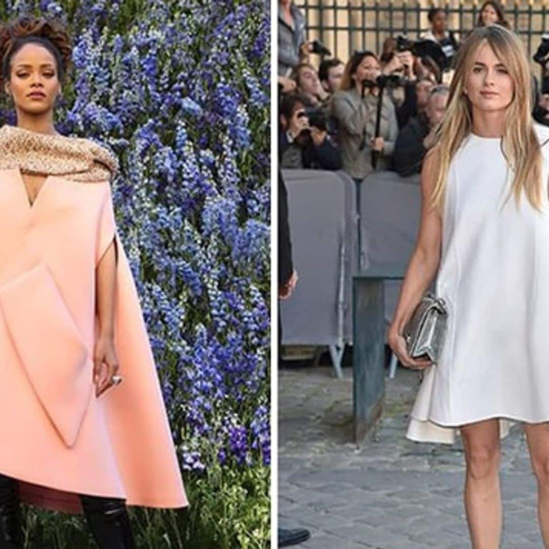 Cressida Bonas joins Rihanna at Dior's Paris Fashion Week show