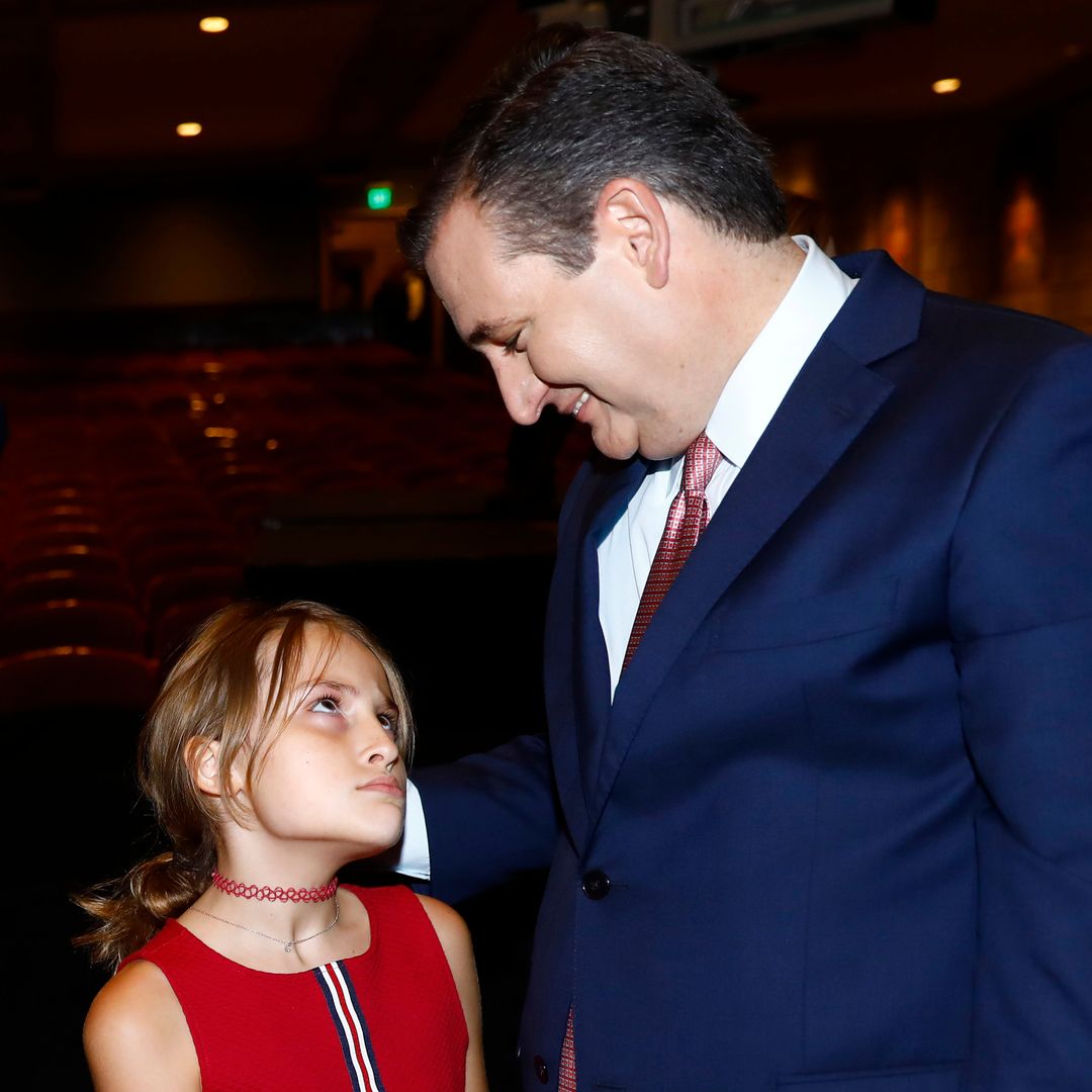 Ted Cruz's daughter Caroline responds after going viral with Donald Trump clip