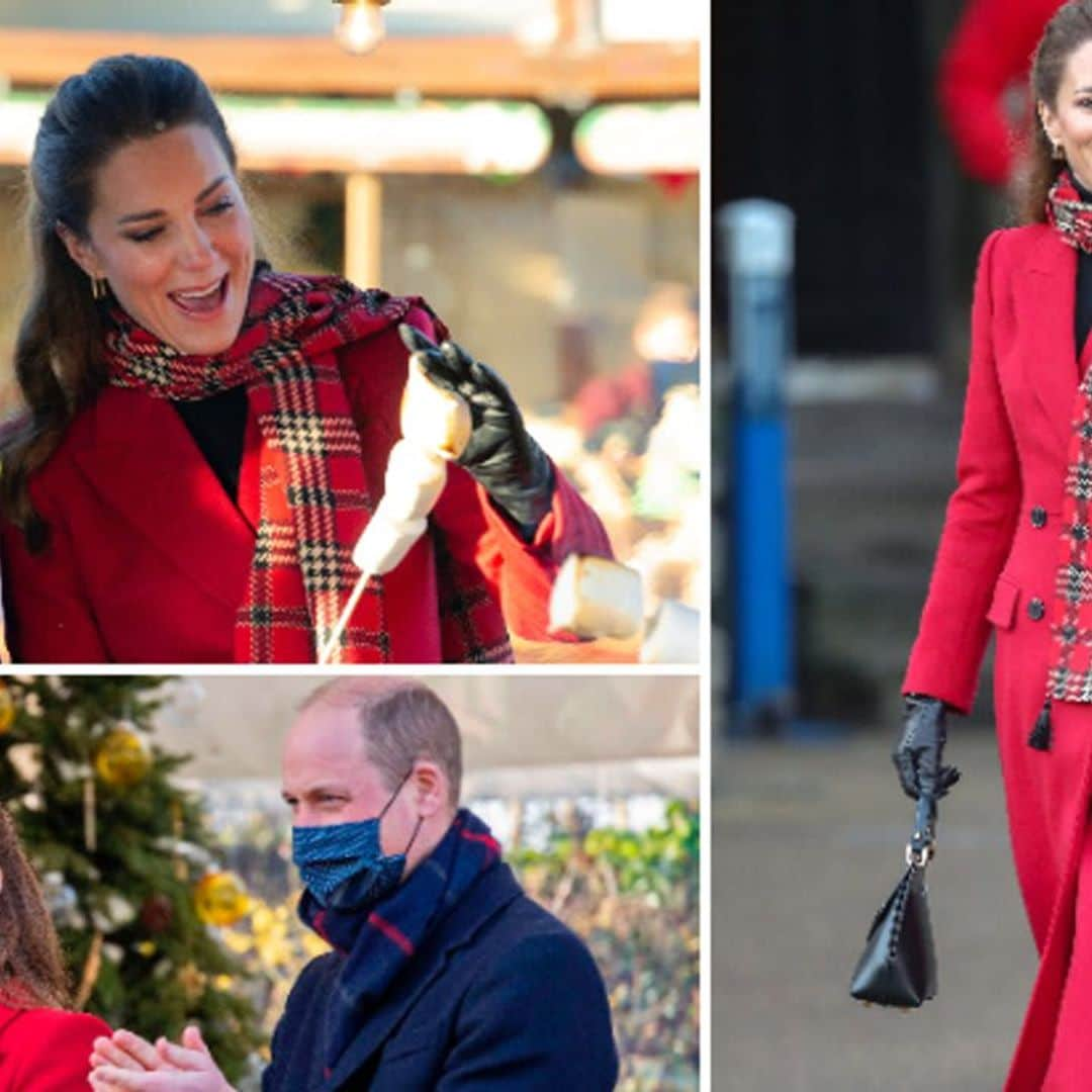 William and Kate play secret Santa, visit castle, plus more highlights from their royal train tour