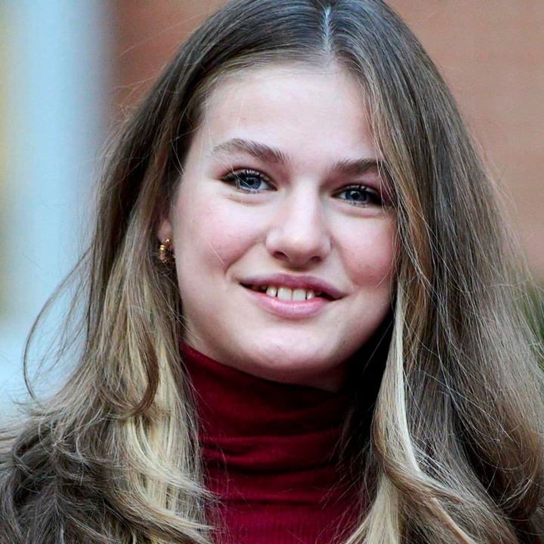 Home for the holidays! Princess Leonor carries out engagement during school break