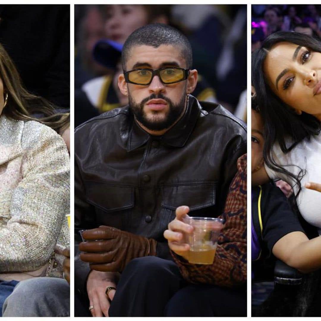 From JLo to Bad Bunny: Celebrities flock to Los Angeles Lakers vs. Golden State Warriors game