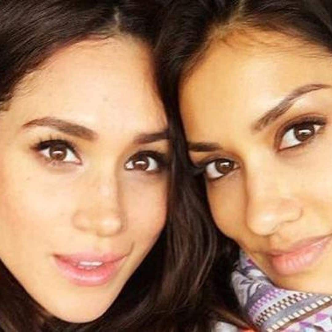 Meghan Markle’s friend Janina Gavankar reacts to claims that the royal couple’s Christmas card is photoshopped