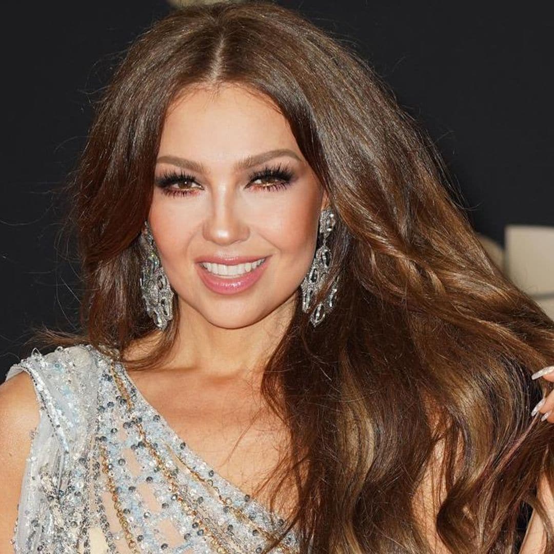 Ouch! Thalía gives update on cake accident injury