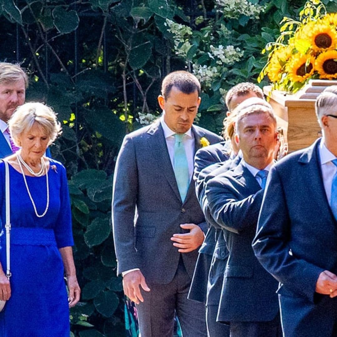 Queen Maxima and King Willem-Alexander attend Princess Christina's colorful funeral service