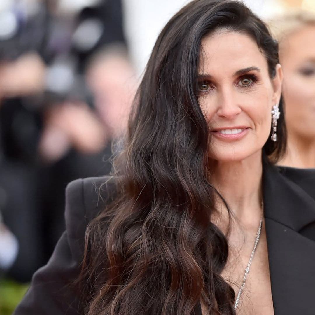 Demi Moore gave a shout out to her ex-husband’s wife on International Women’s Day